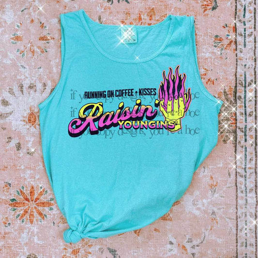 Runnin On Coffee - DTF TRANSFER (SAVED)