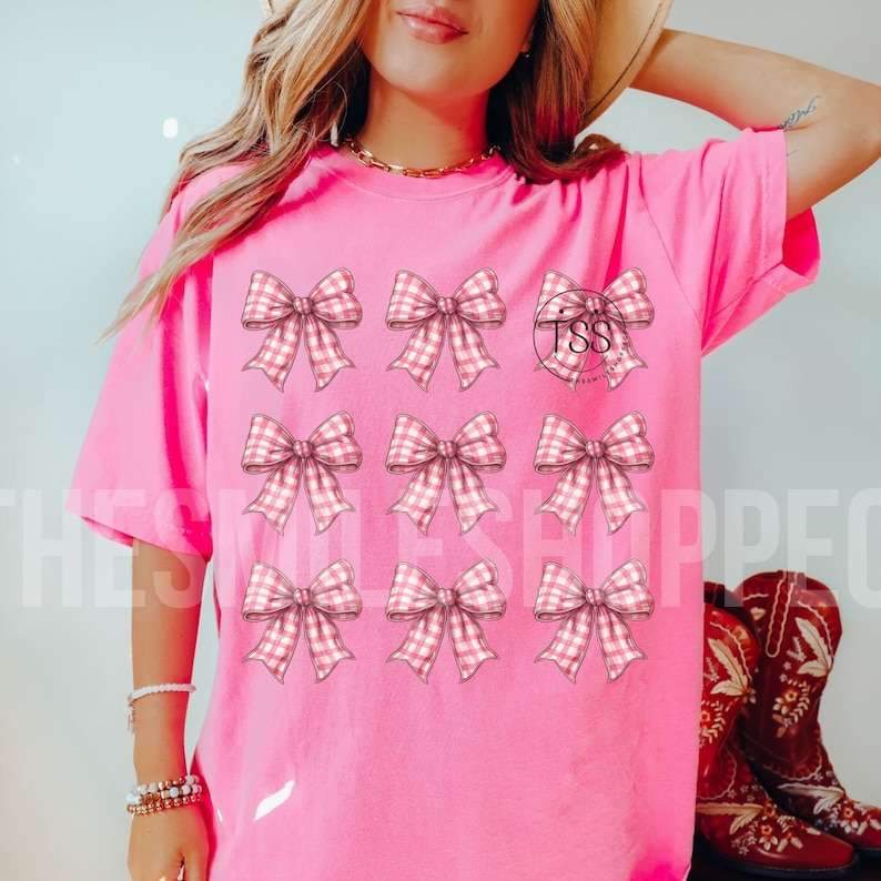 Coquette Plaid Bows - DTF TRANSFER