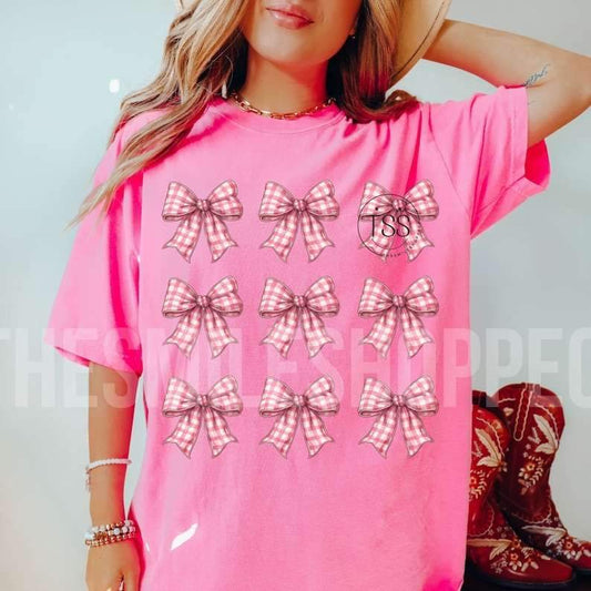 Coquette Plaid Bows - DTF TRANSFER