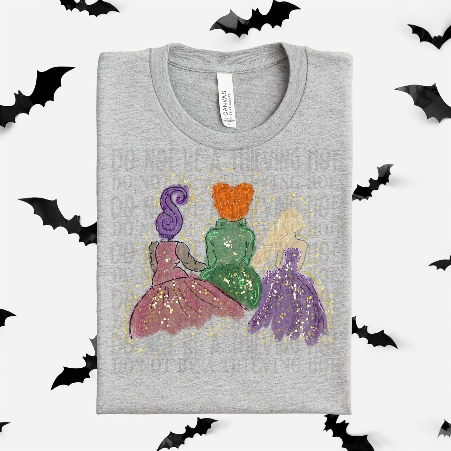 Hocus Pocus backs glitter accents - DTF TRANSFER (TCC)