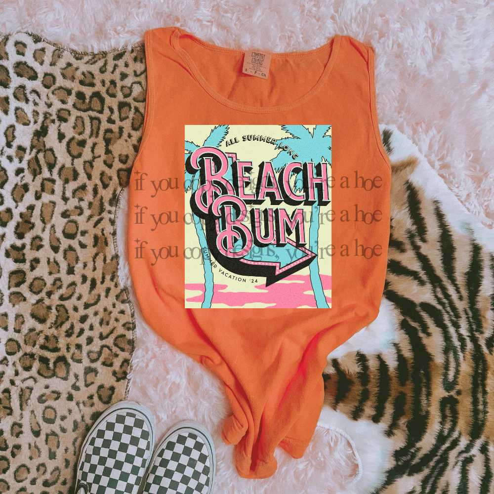 Beach Bum - DTF TRANSFER (SAVED)