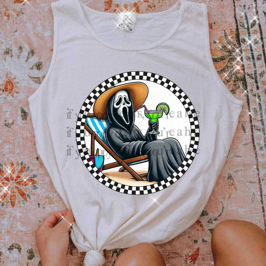 Scream Beach Margherita - DTF TRANSFER (SAVED)