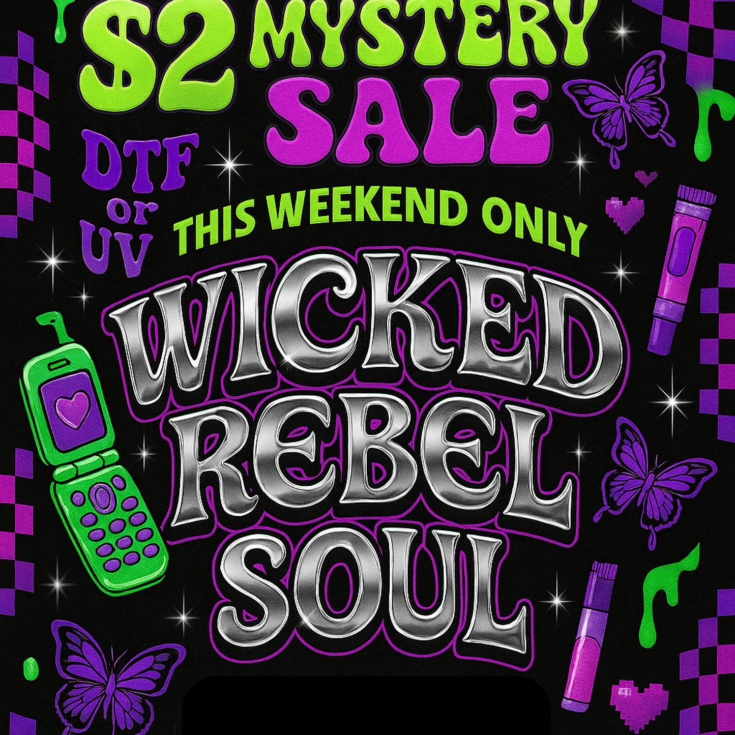$2 Mystery Prints! DTF, UV DTF, Wraps, Decals