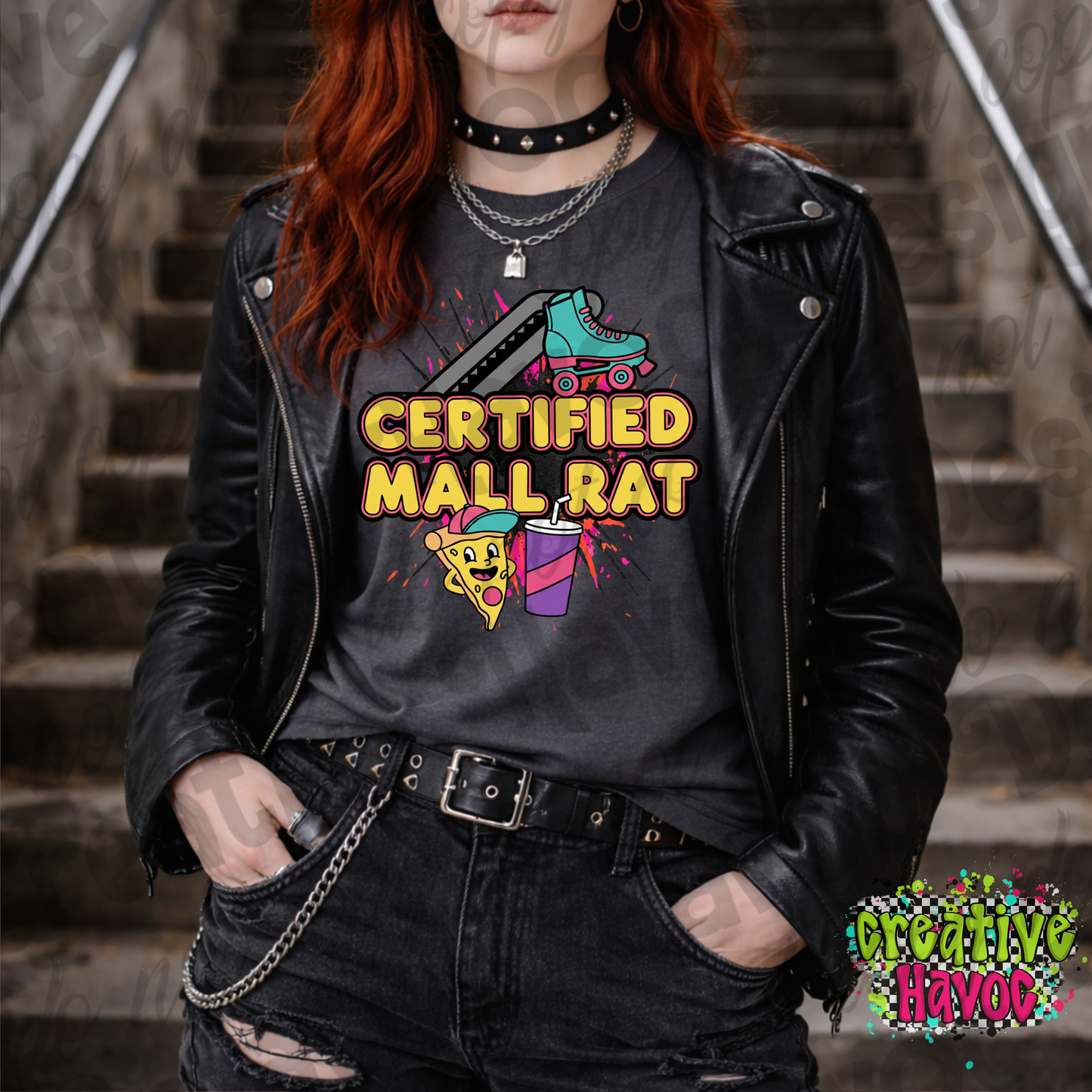 Certified Mall Rat-DTF TRANSFER (Raisedon90s)