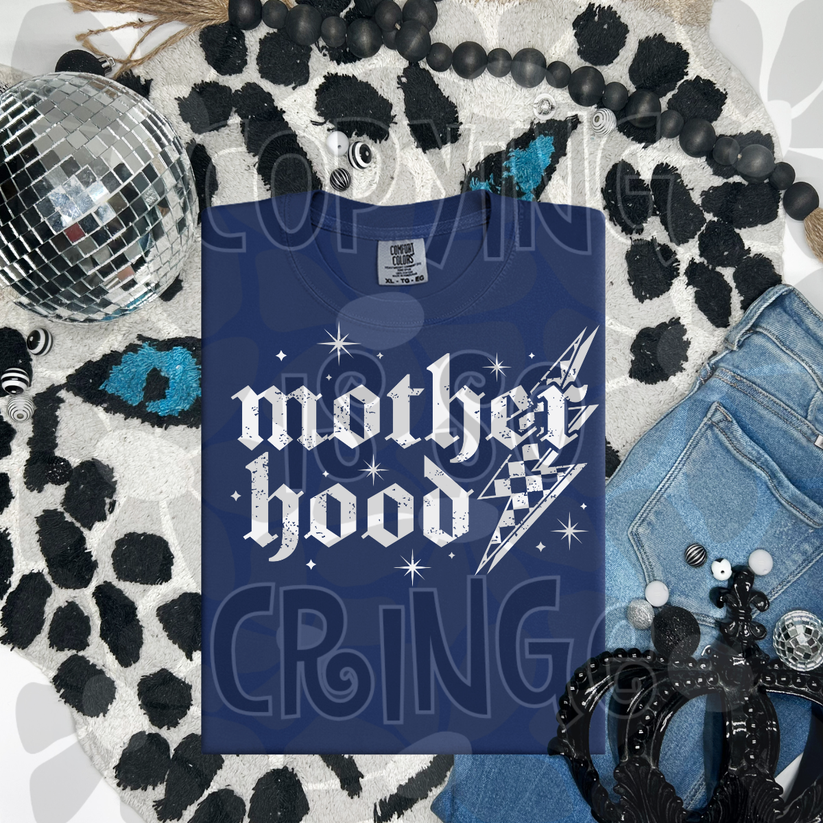 Motherhood w/ lighting bolt-DTF TRANSFER (CFD)