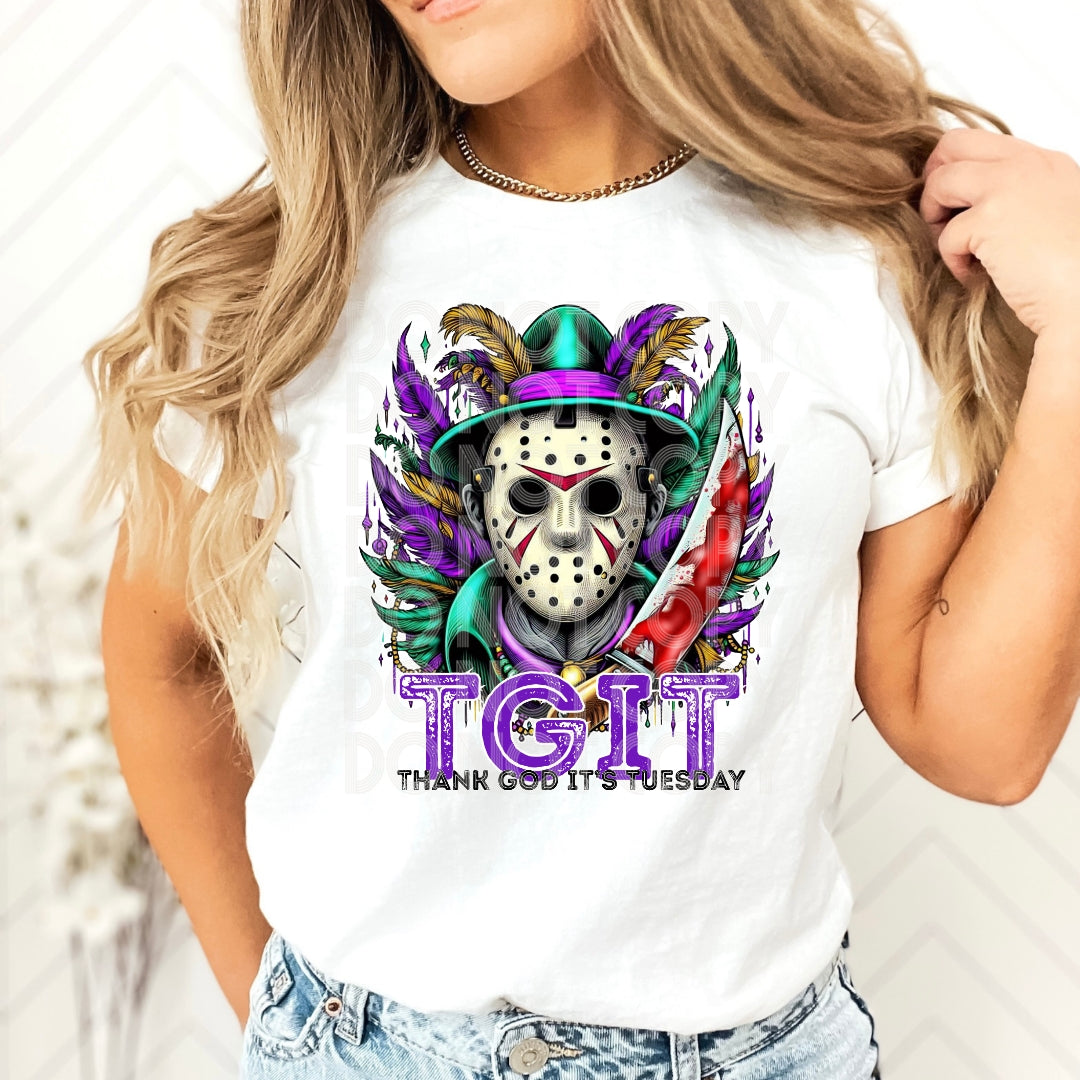 TGIT Mardi Gras - DTF TRANSFER (SSDD)