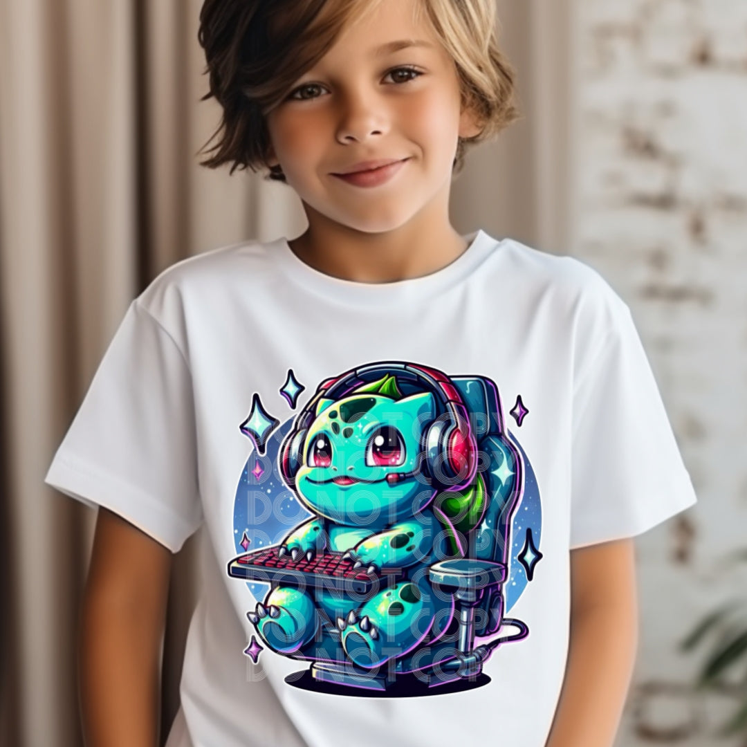 Bulbasaur Gamer - DTF TRANSFER (SSDD)