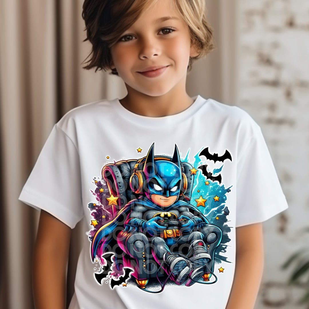 Batman Gamer - DTF TRANSFER (SSDD)