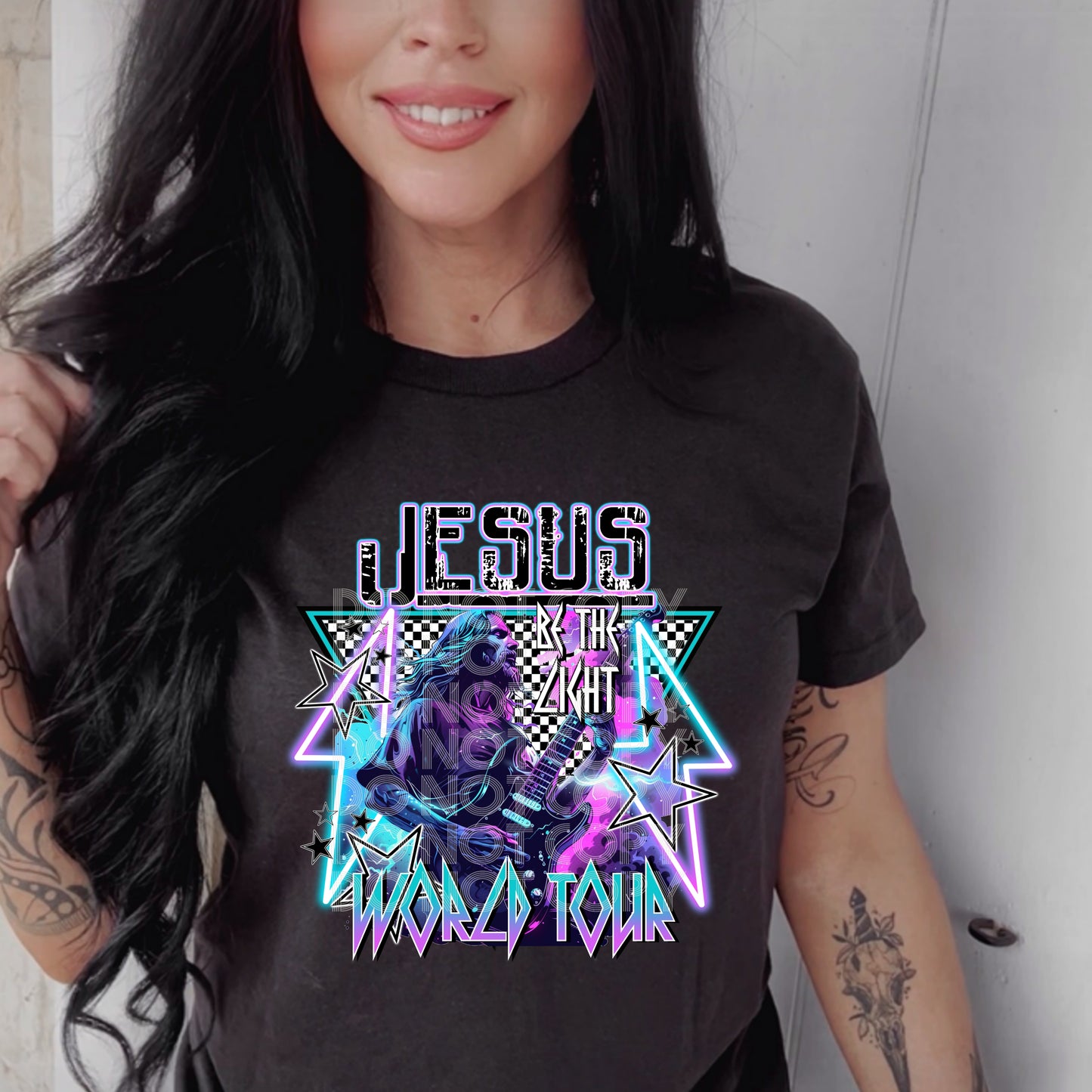 Jesus World Tour - DTF TRANSFER (SSDD/KD HOLY ROLLERS COLLAB)