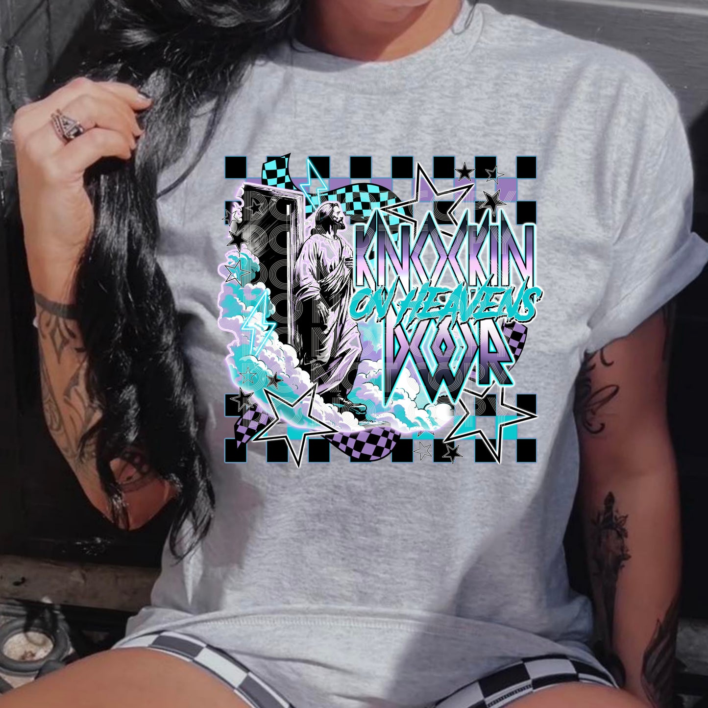 Knocking On Heavens Door - DTF TRANSFER (SSDD/KD HOLY ROLLERS COLLAB)