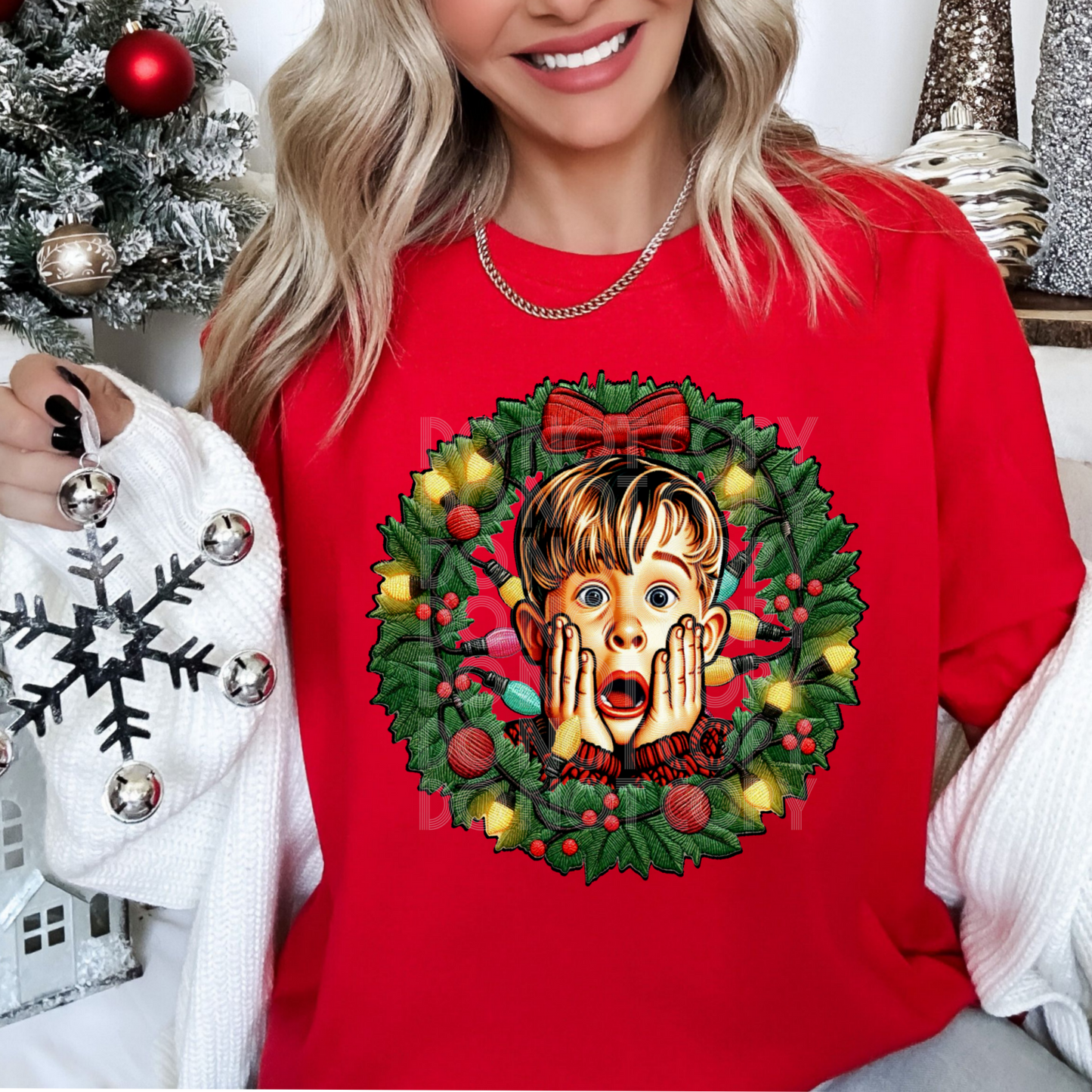 Home Alone wreath - DTF TRANSFER (SSDD)