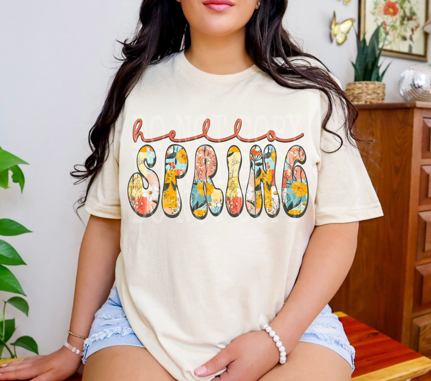 Hello Spring - DTF TRANSFER (PHDC F25)