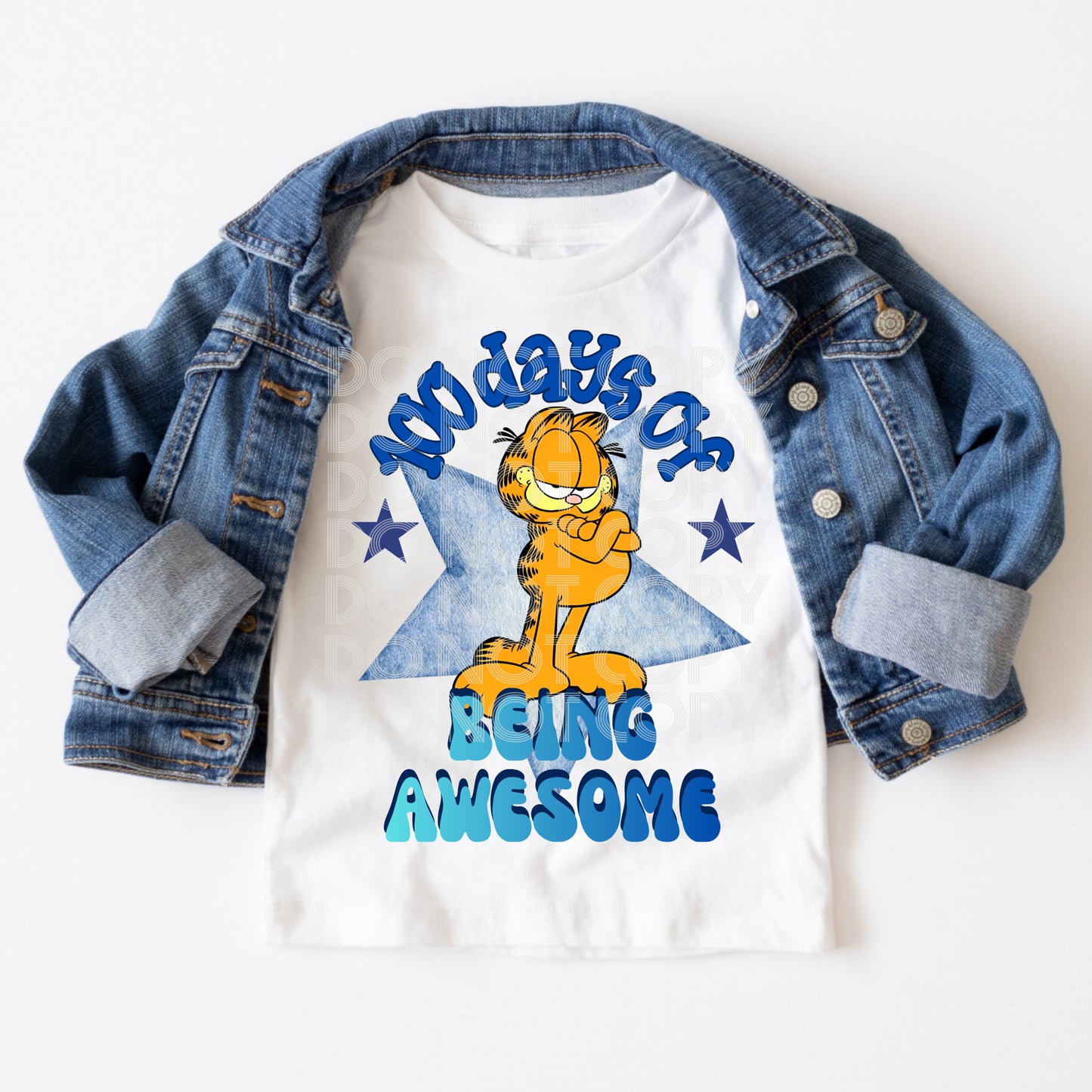 Being awesome - DTF TRANSFER (100 days of growth school edition collab)