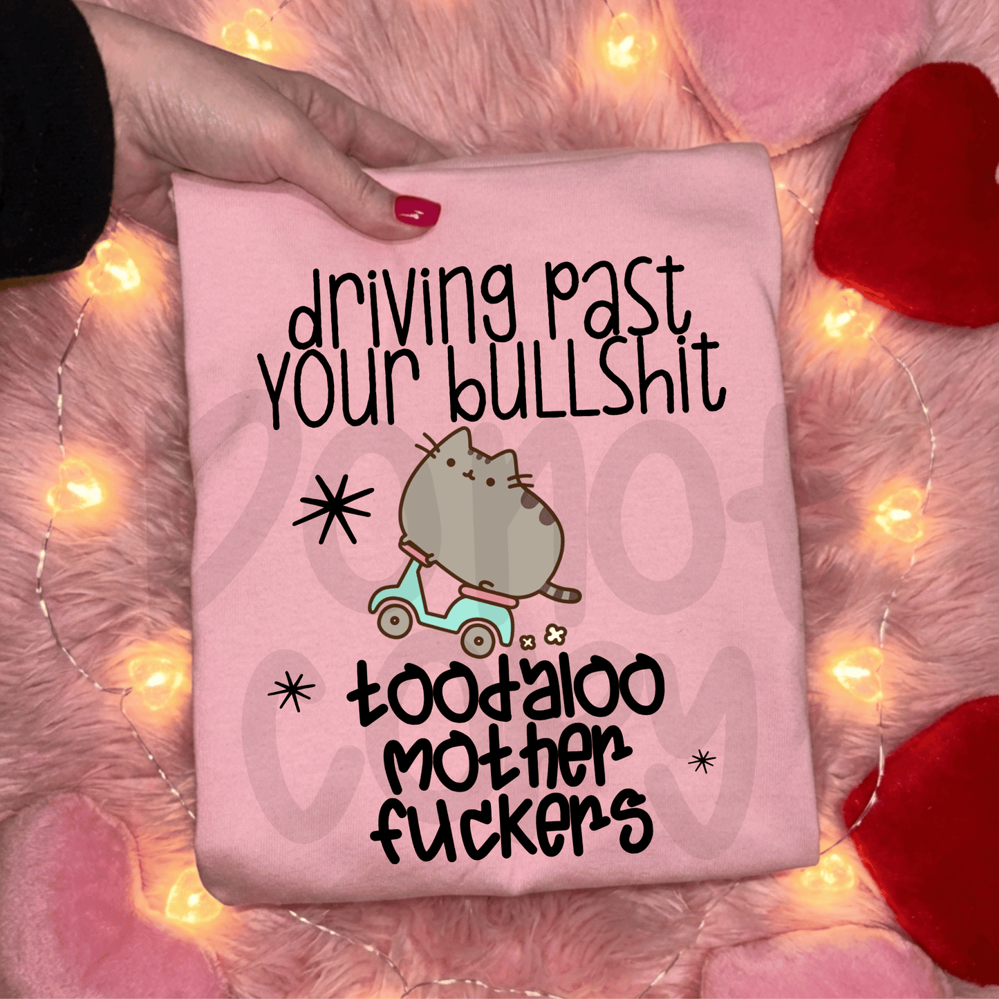 Toodaloo mf funny cat - DTF TRANSFER (PVC)