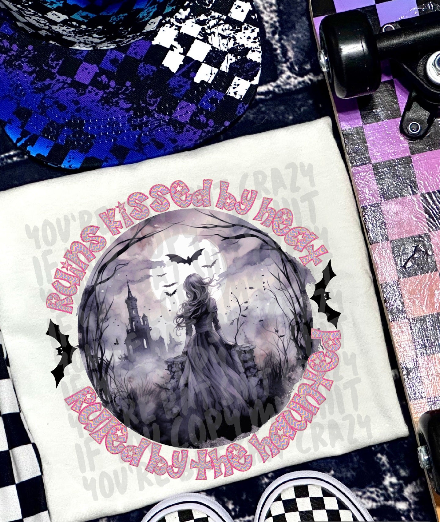 Ruins kissed by heat- DTF TRANSFER (Spooky Summer Collab)