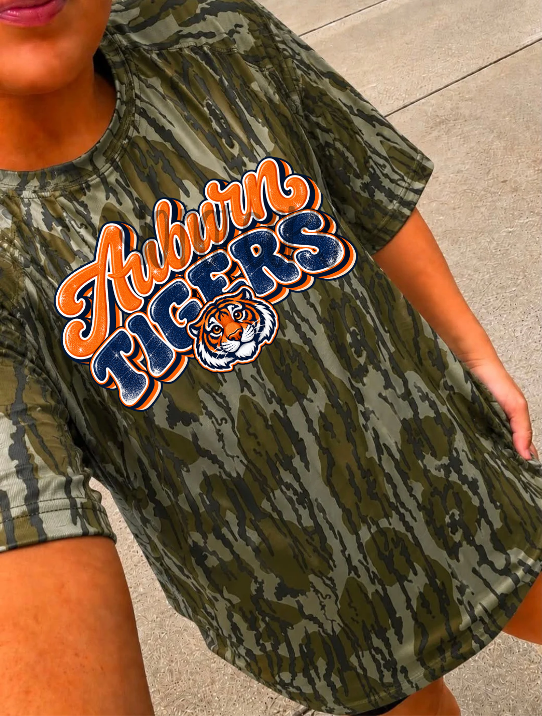 Auburn Tigers RETRO TAKEOVER - DTF TRANSFER (PVC)