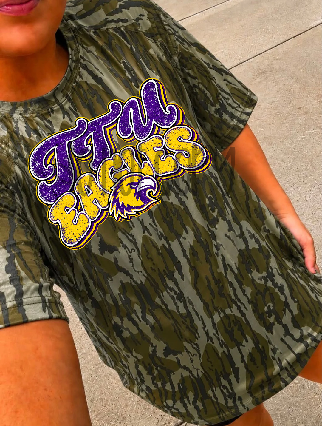 TTU Eagles RETRO TAKEOVER - DTF TRANSFER (PVC)