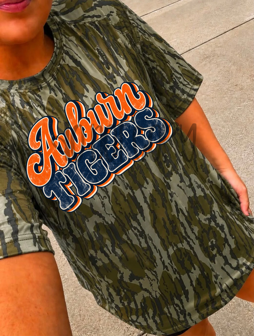 Auburn Tigers 2 RETRO TAKEOVER - DTF TRANSFER (PVC)