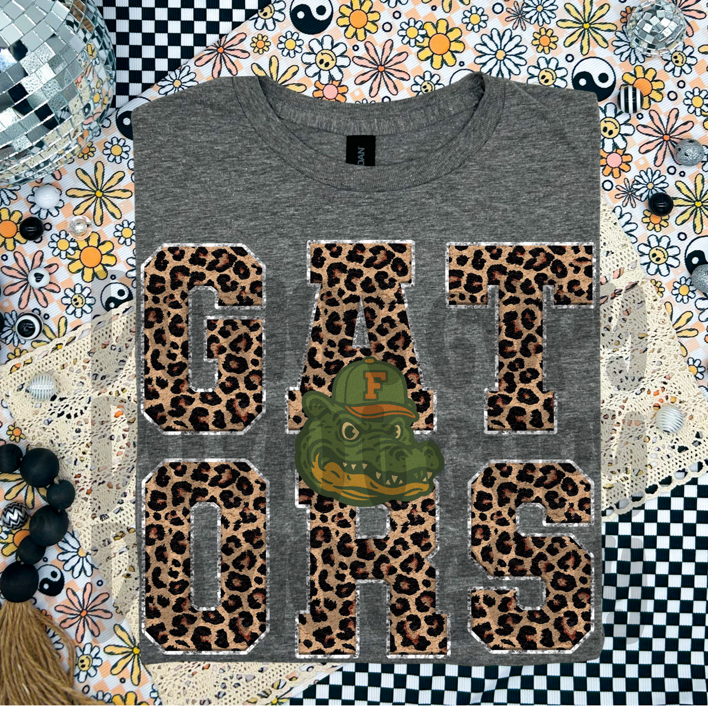 Gators ; leopard faux chenille - DTF TRANSFER (WFD Sept25)