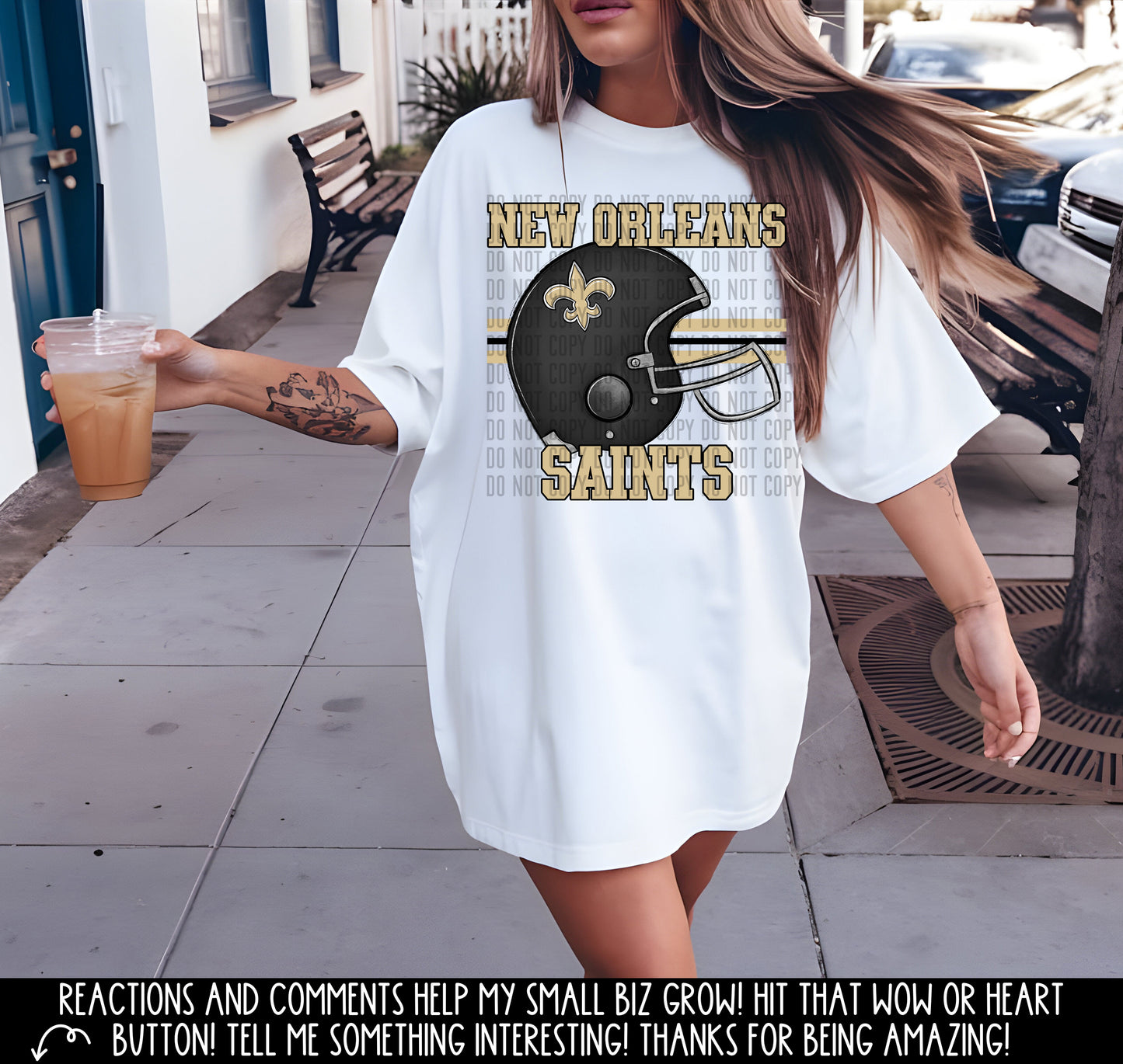 Saints football lines - DTF (CCDD)