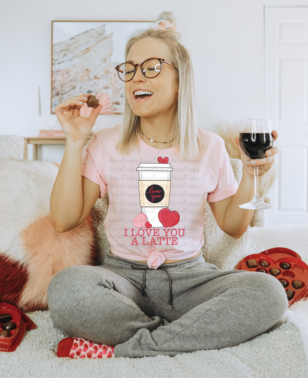 I love you a latte - DTF TRANSFER (TED/LDC)