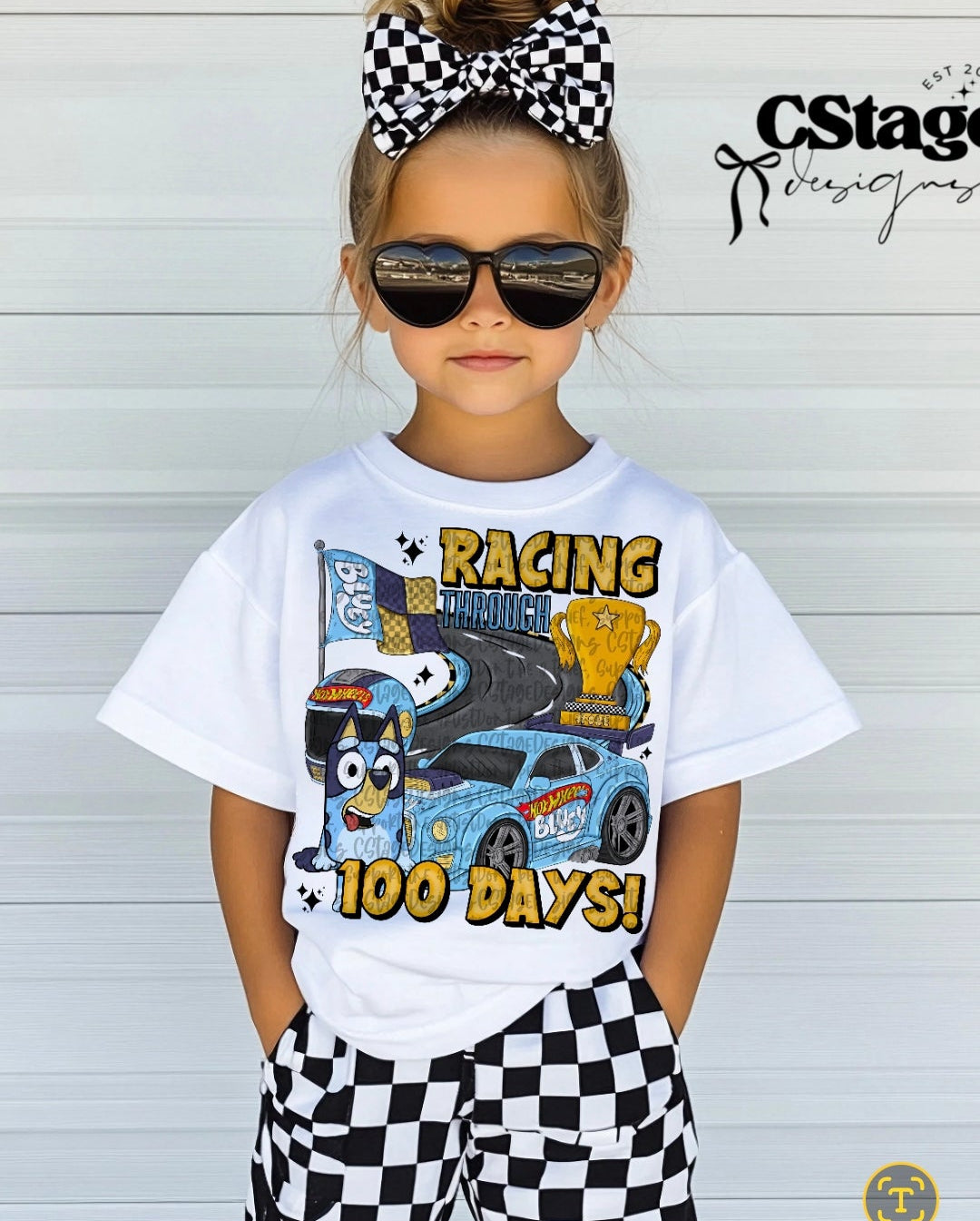 Racing through - DTF TRANSFER (100 days of growth school edition collab)