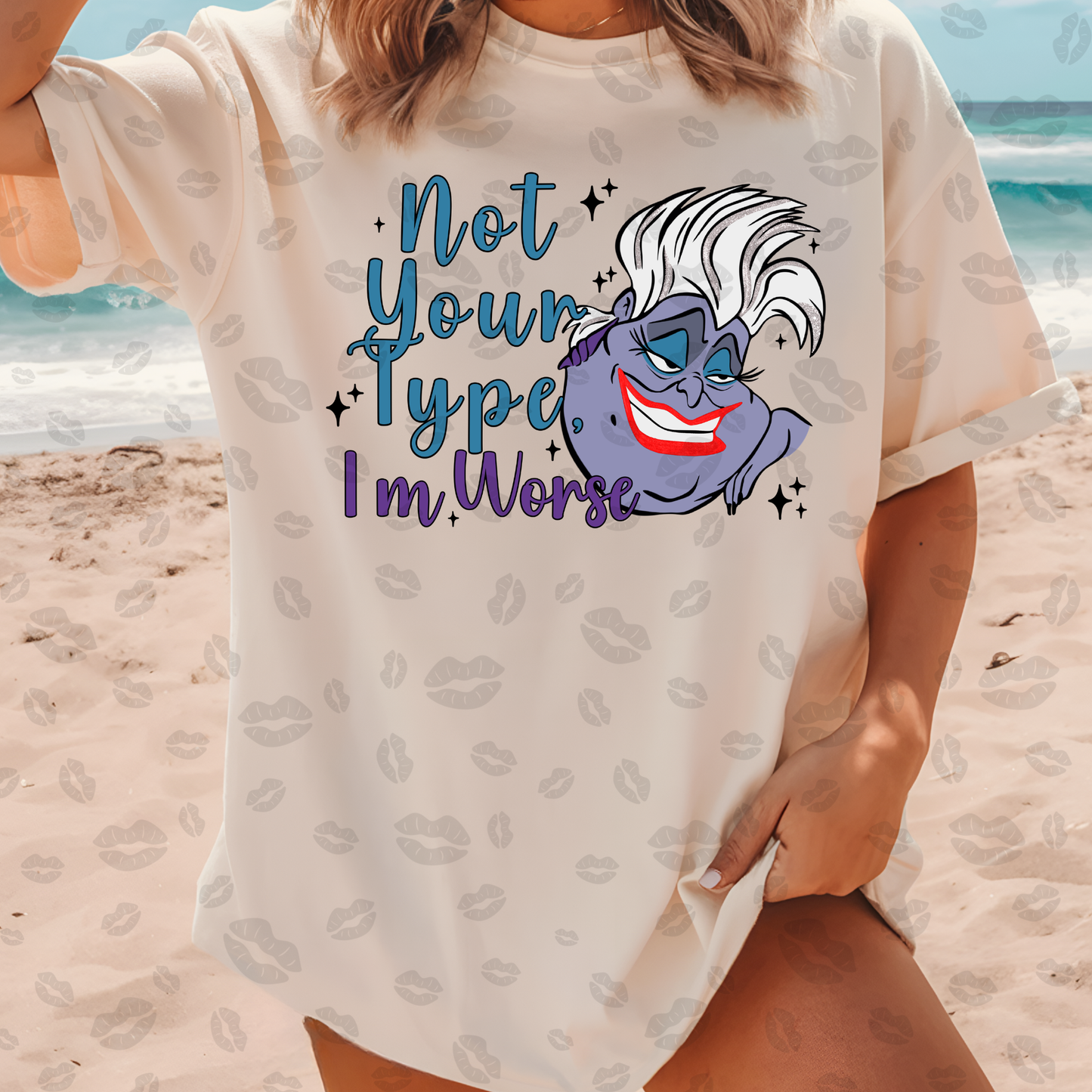 Not your type I'm worse - DTF TRANSFER (NBD snarky diz)