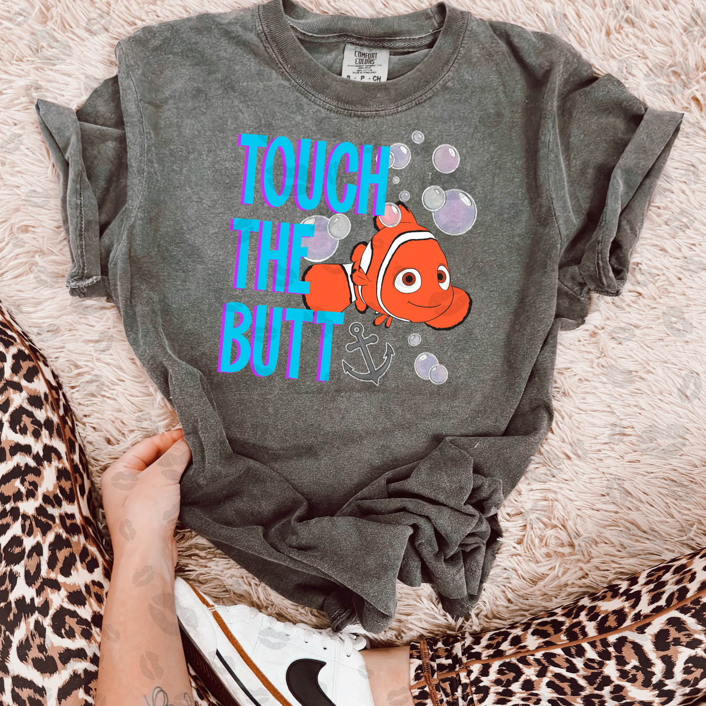 Touch the butt - DTF TRANSFER (NBD snarky diz)