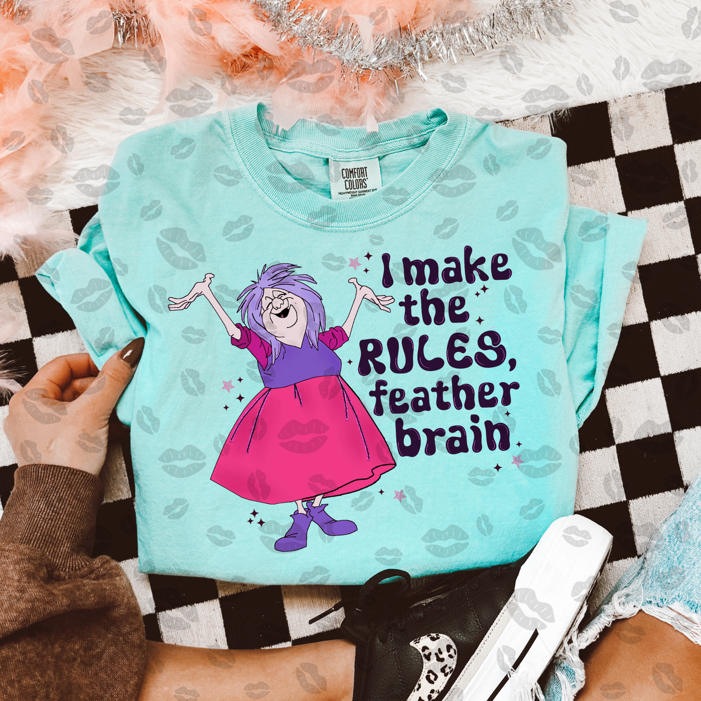 I make the rules feather brain - DTF TRANSFER (NBD snarky diz)