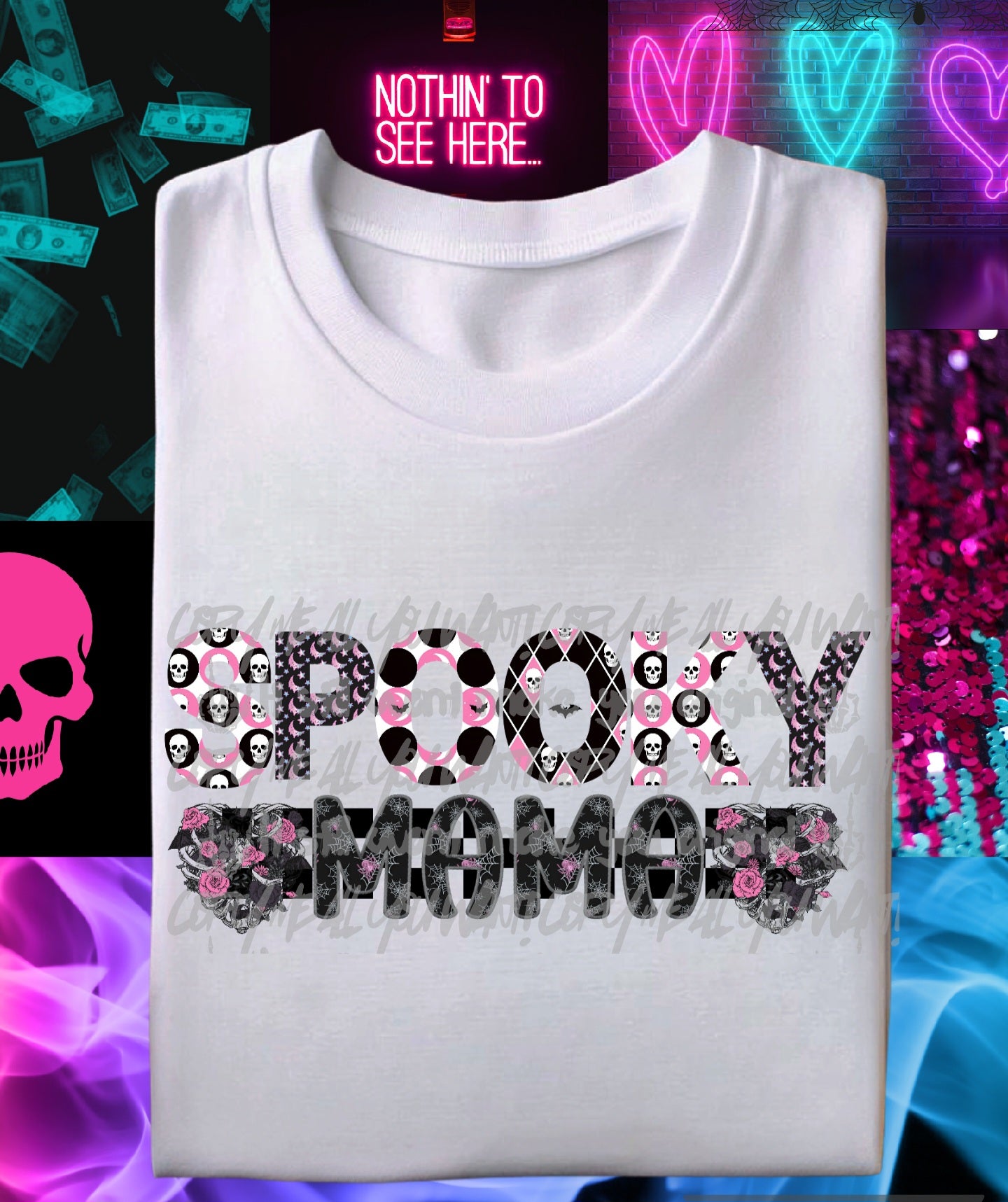 Spooky Mama - DTF TRANSFER (Spooky Summer Collab)