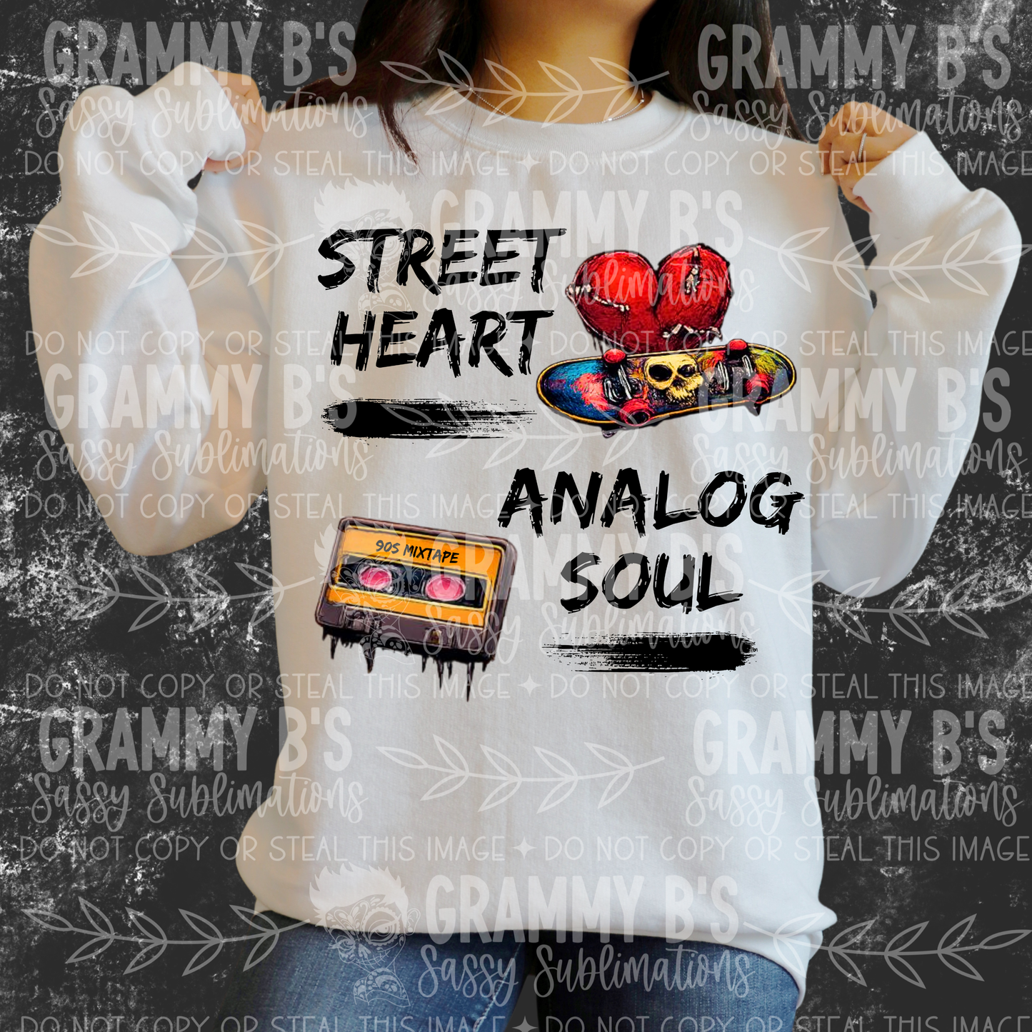 Street Heart Analog Soul-DTF TRANSFER (Raisedon90s)