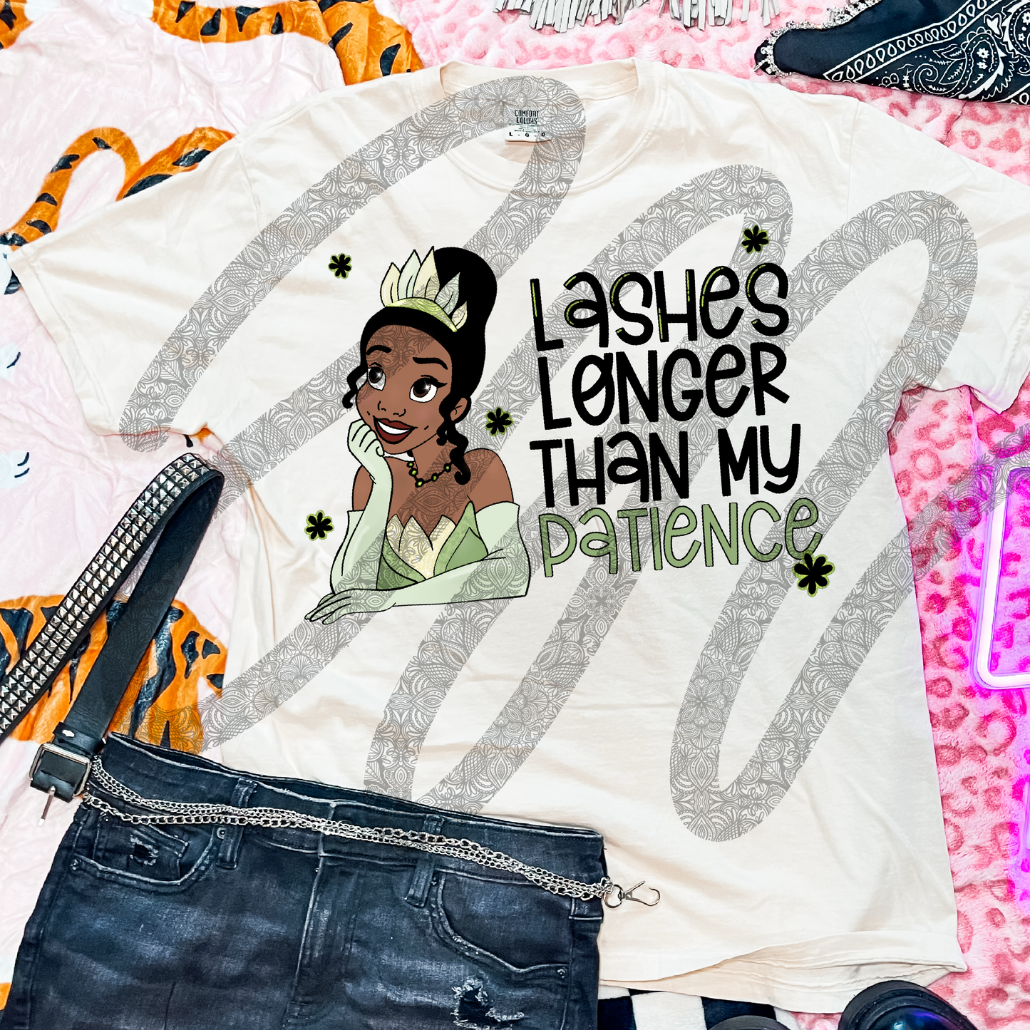 Lashes longer than my patience - DTF TRANSFER (Diz Rivals Collab)