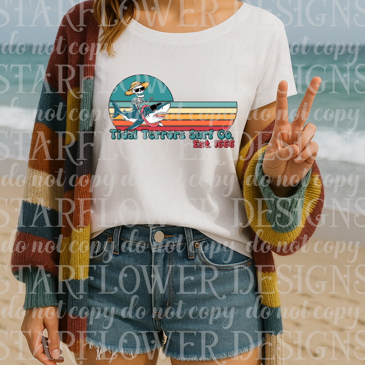 Tidal Terrors- DTF TRANSFER (Spooky Summer Collab)