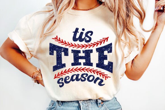 Tis the season baseball stitches - DTF TRANSFER (TUA)