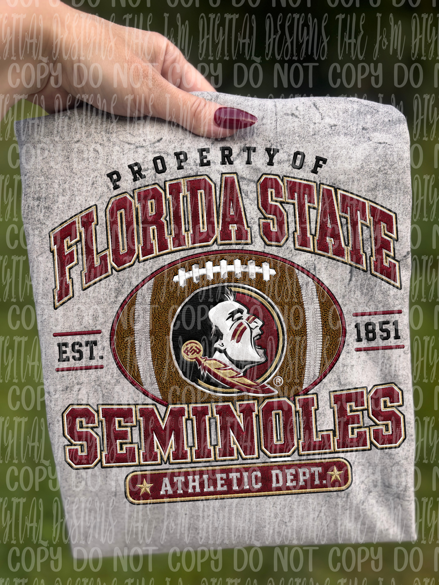 Property of SEMINOLES - DTF TRANSFER (JMD)