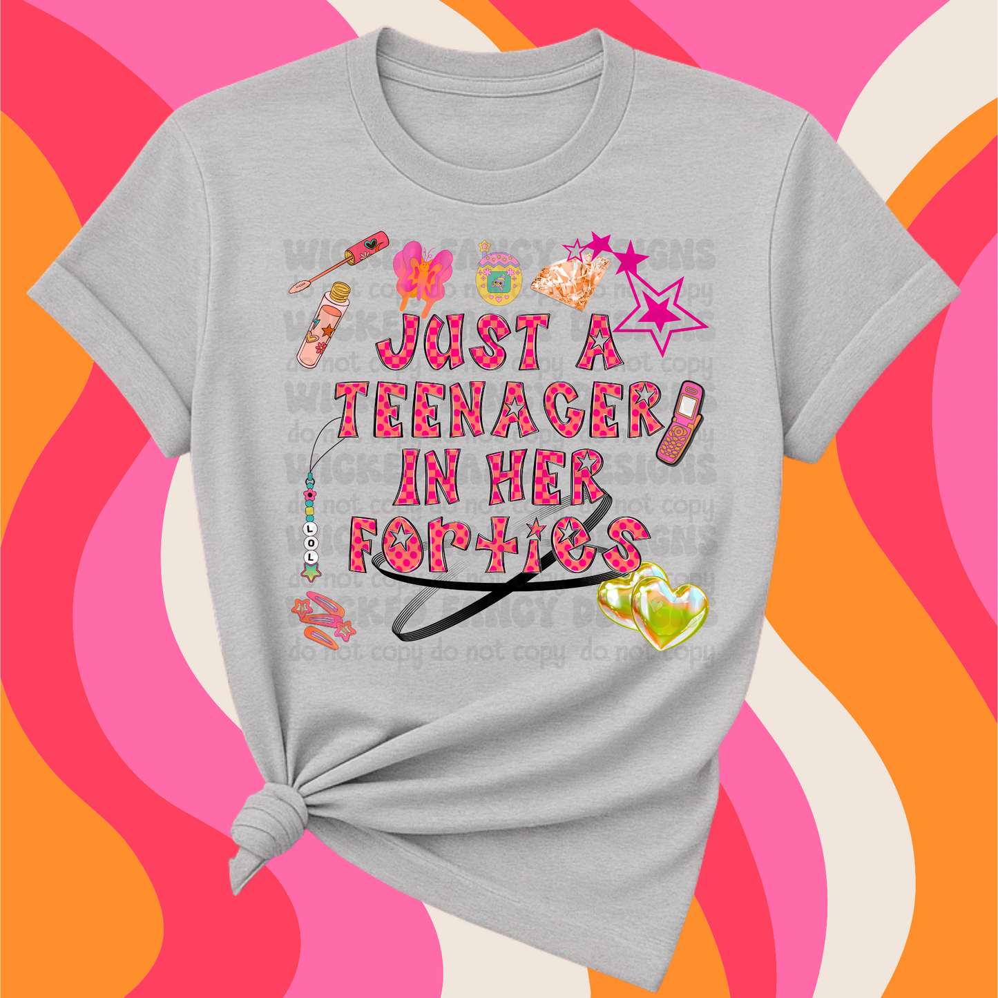 Just a teenager in her 40s - DTF TRANSFER (WFD)