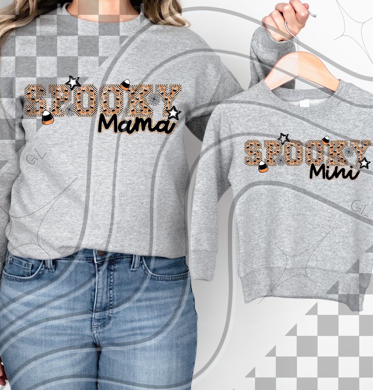 Spooky Mama or Mini - DTF TRANSFER (GL825)