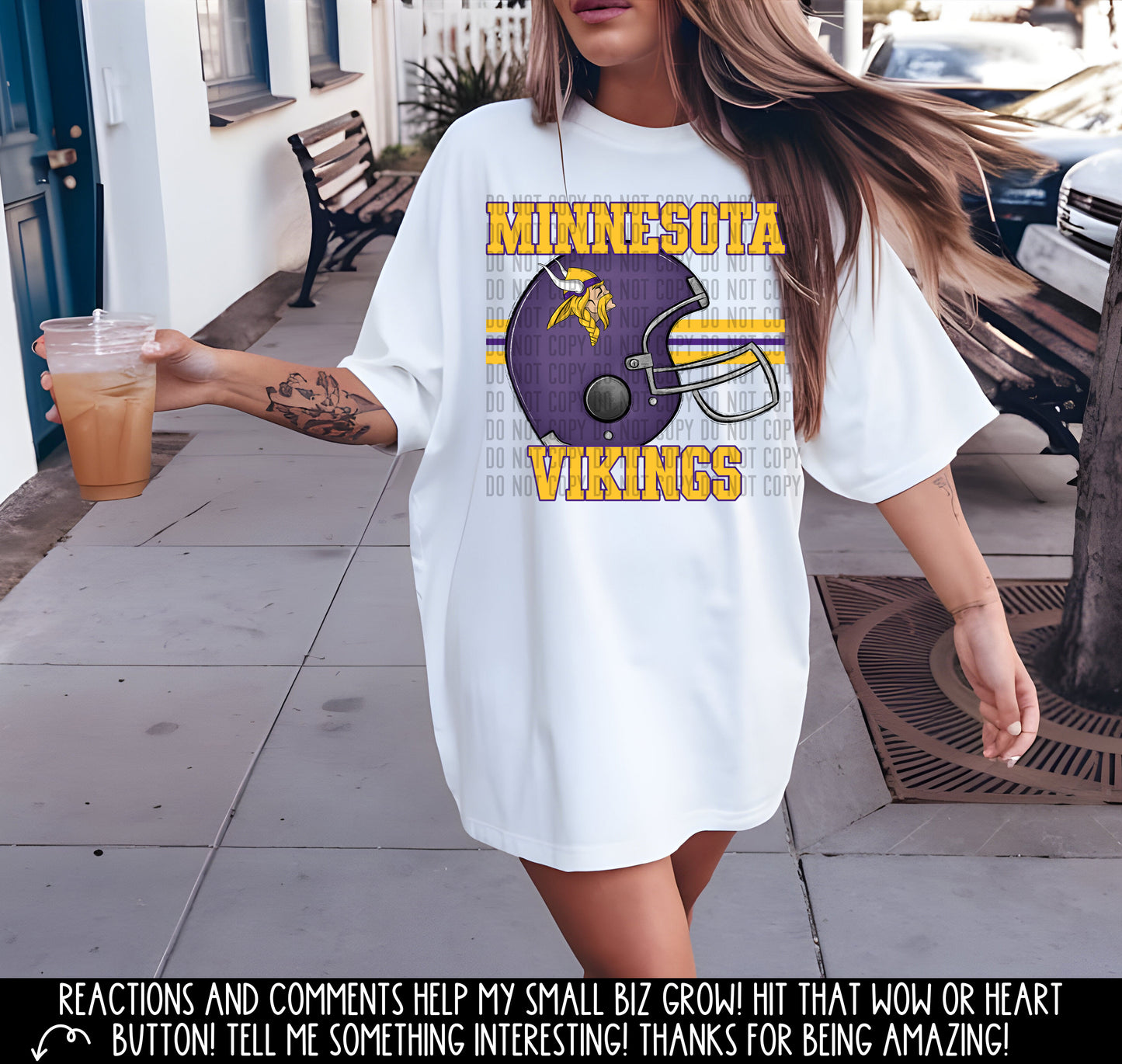 Vikings football lines - DTF (CCDD)