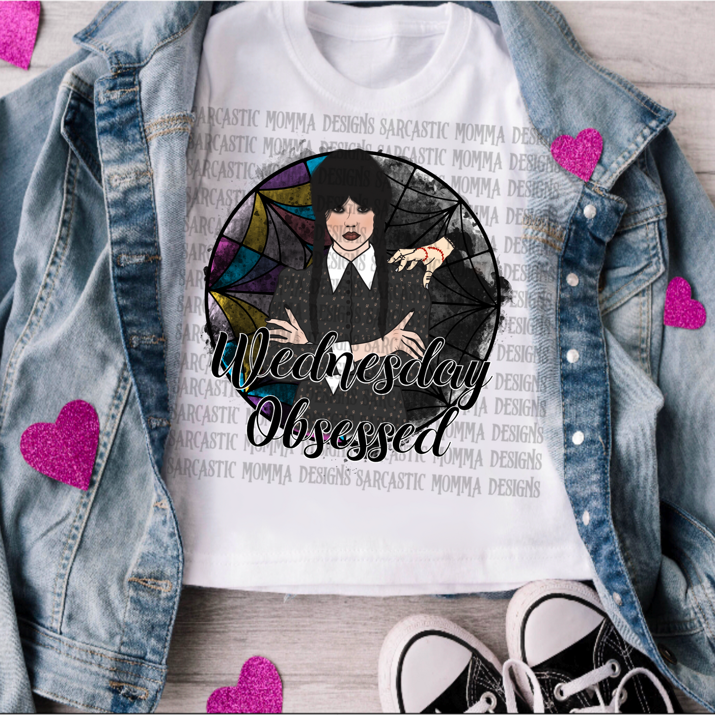 Gothic Girl Obsessed-DTF TRANSFER (SMD)