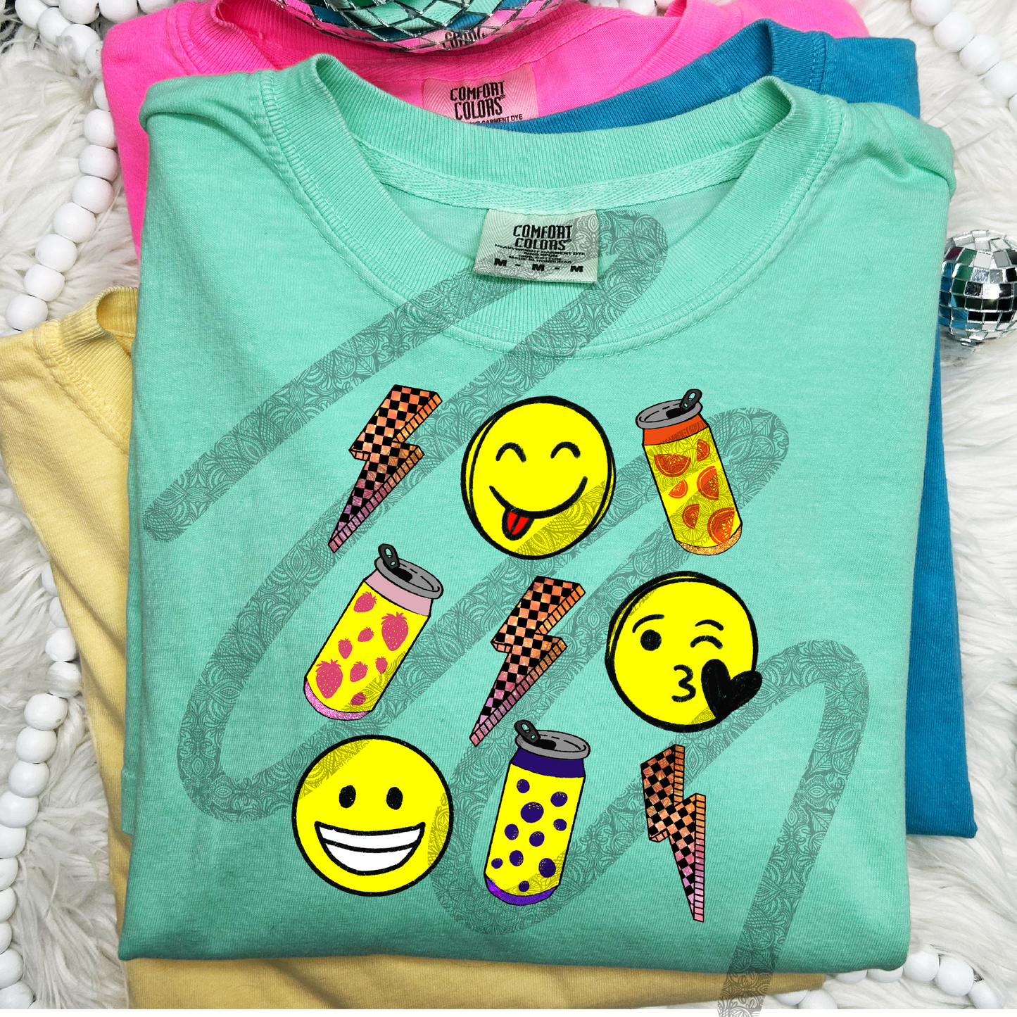 Happy collage - DTF TRANSFER (Energy drink Collab HFS/WFD)