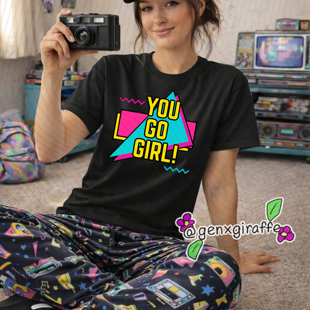 You Go Girl-DTF TRANSFER (Raisedon90s)