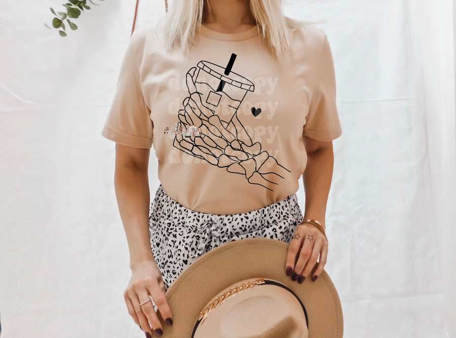 Skeleton coffee- DTF TRANSFER (RTD)