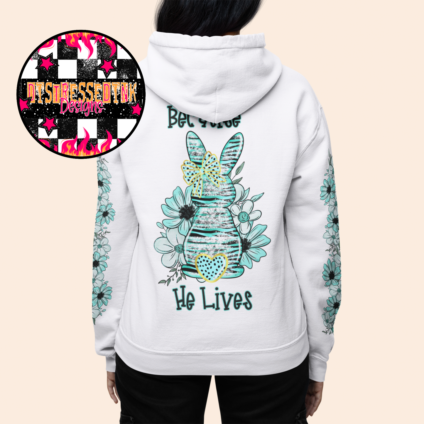 Because He Lives-DTF TRANSFER (PEEPSHOW)