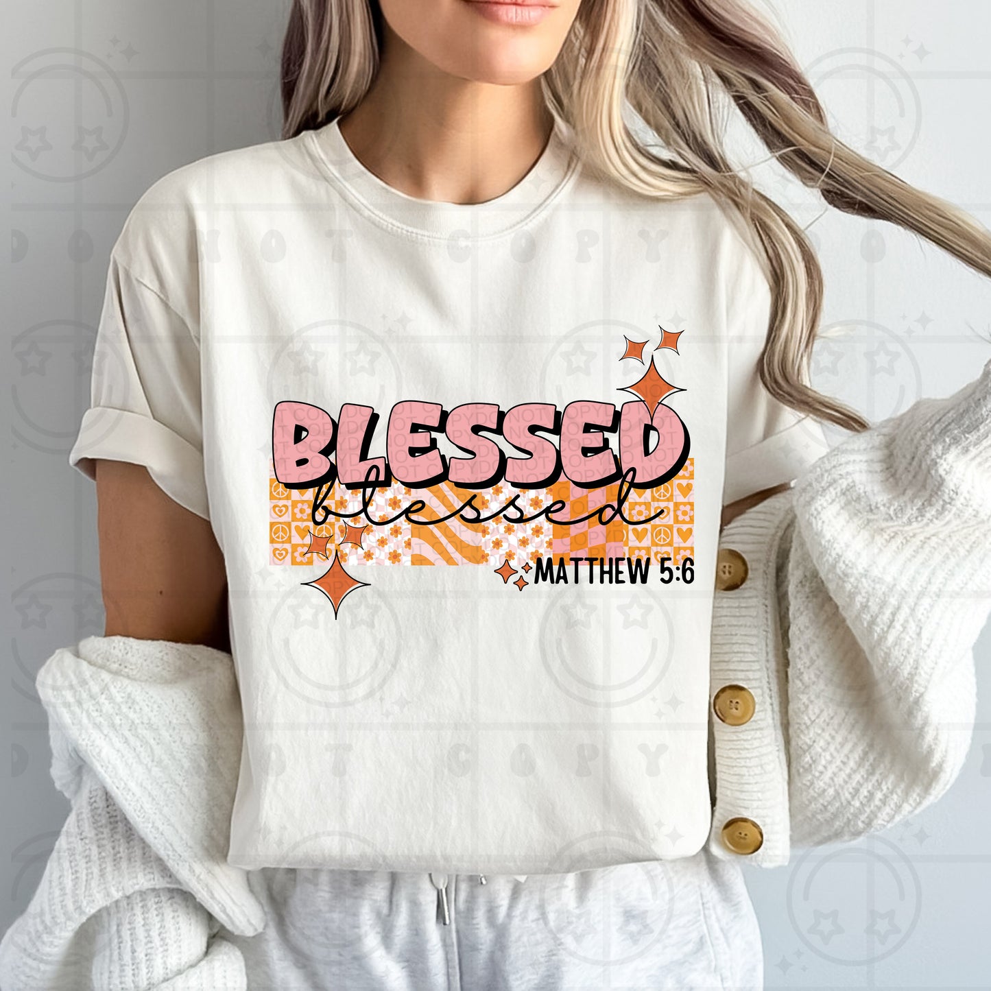 Blessed-DTF TRANSFER (HWD/Mar25)