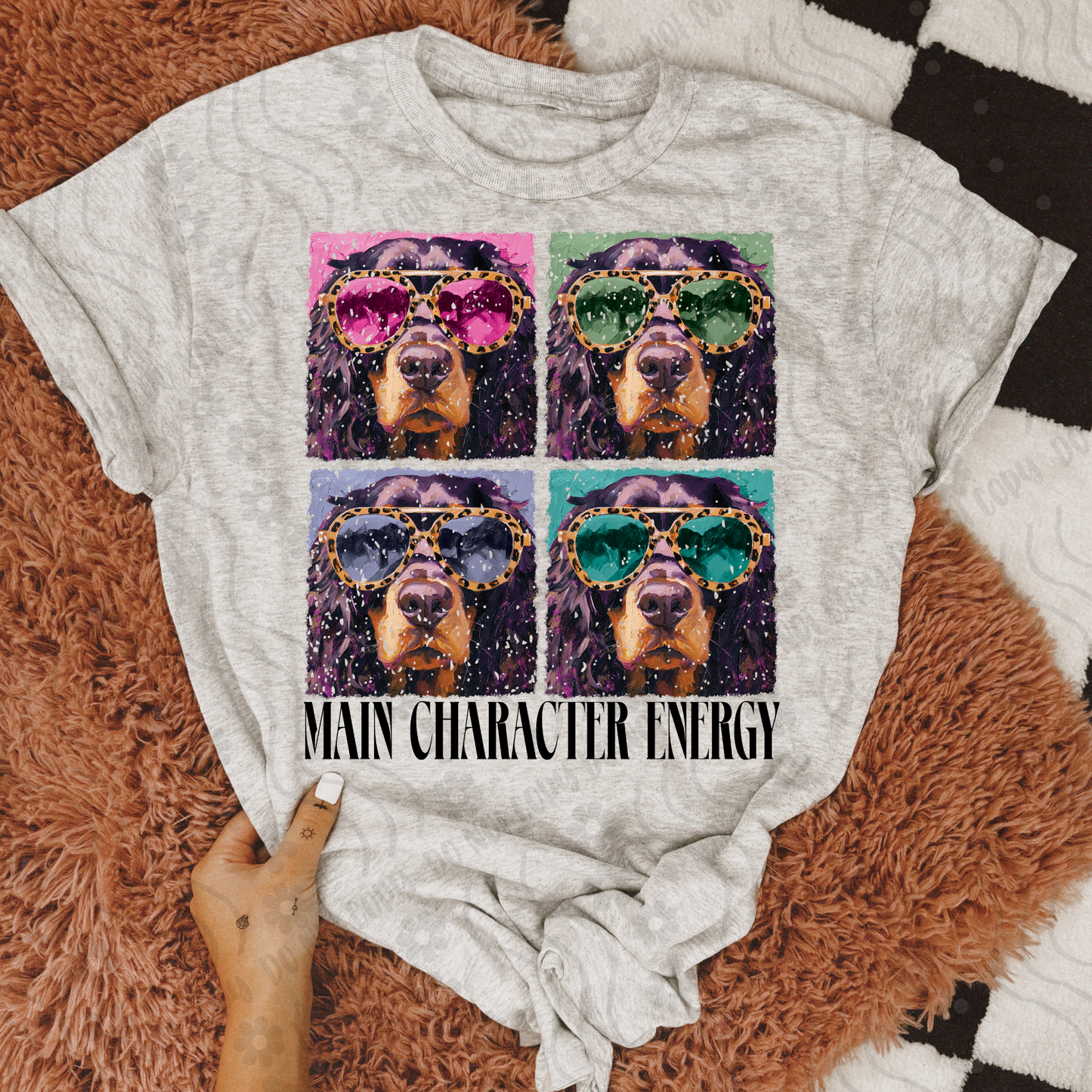 Boykin ; Main character energy - DTF TRANSFER (DX4)