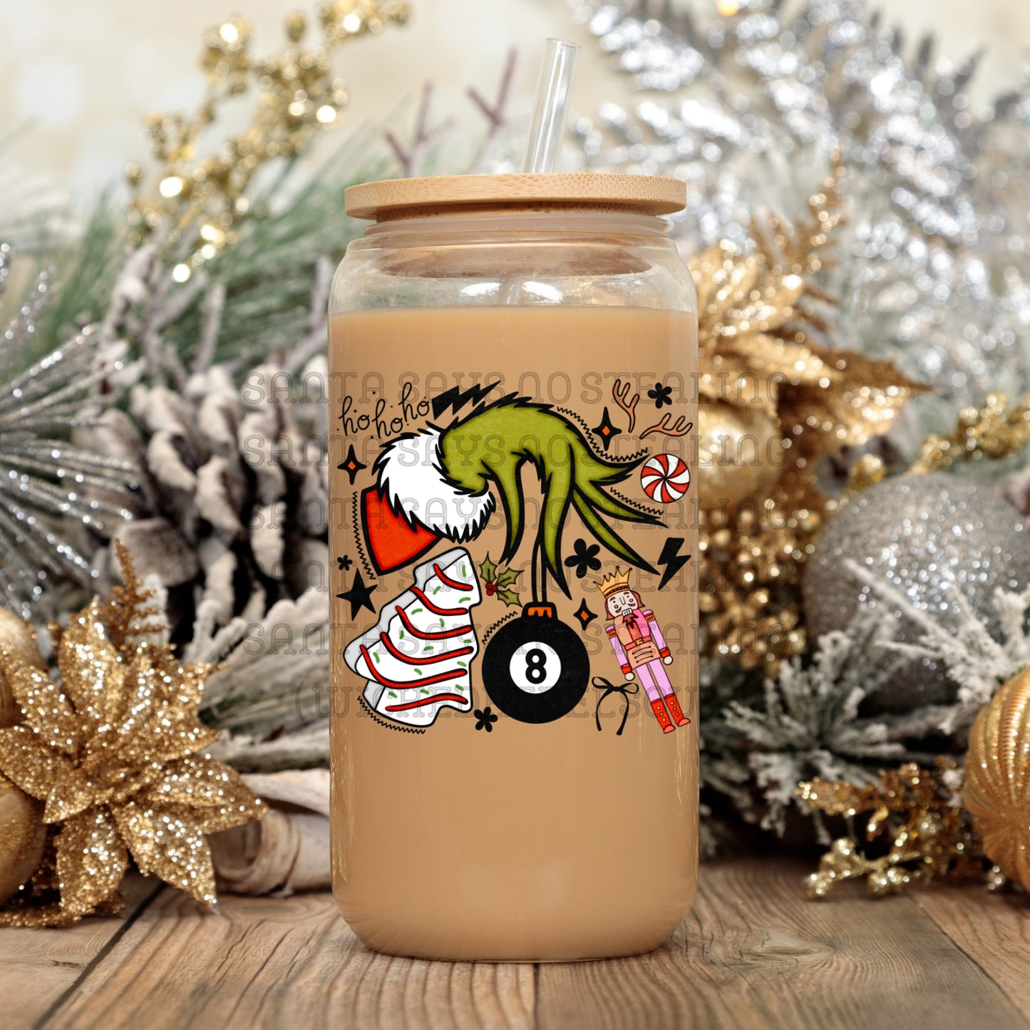 Grouch and collage - UV DTF DECAL (Xmas in July Collab saved/BBDc)