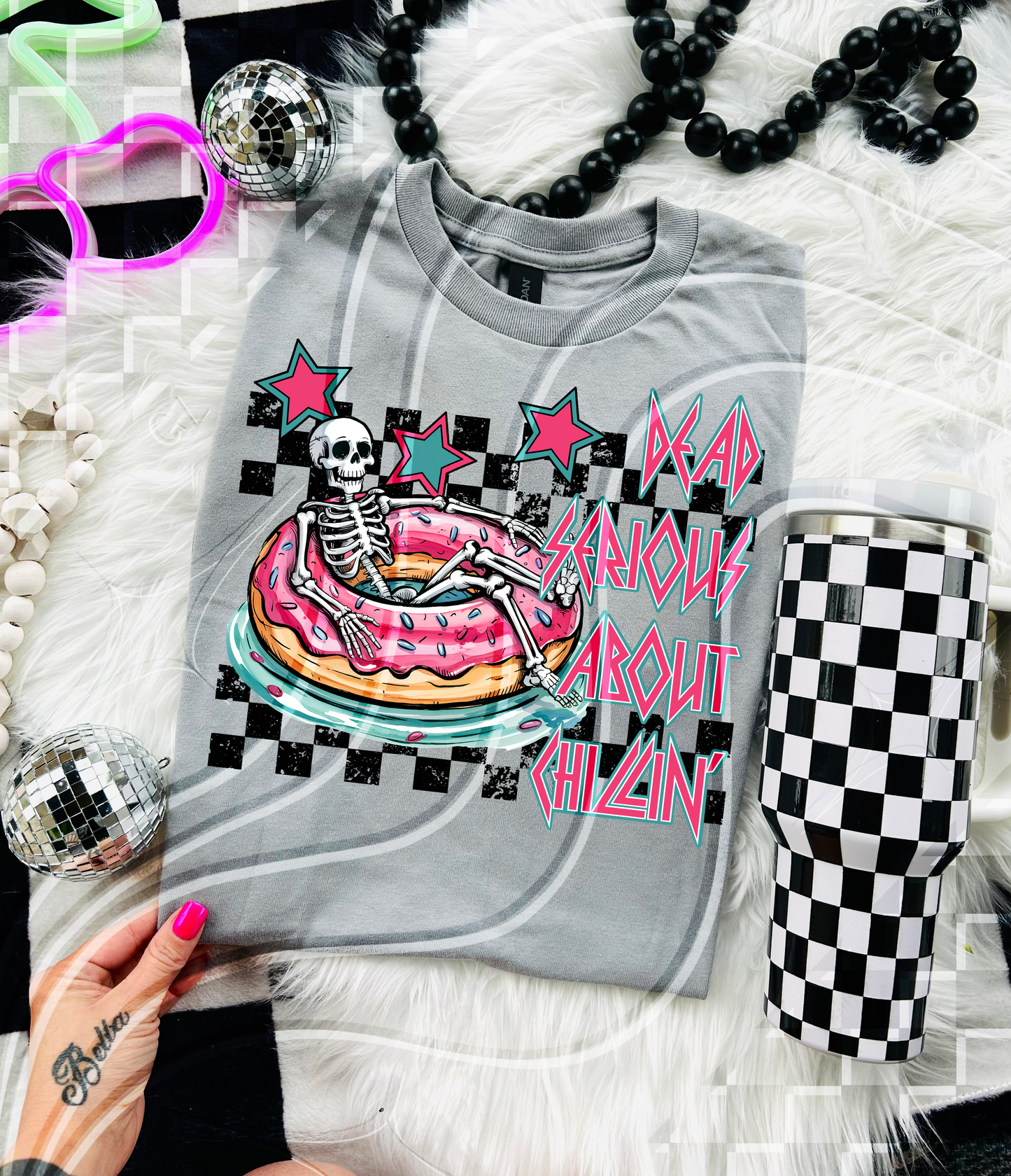 Dead serious-DTF TRANSFER (Spooky Summer Collab)