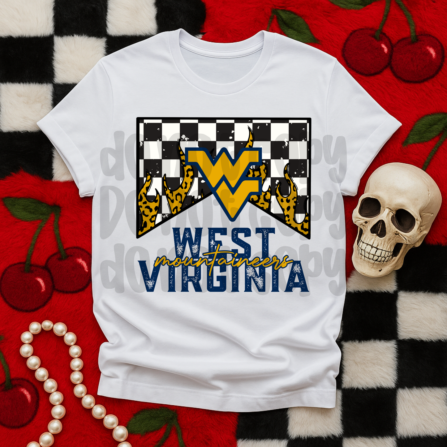 Mountaineers checkered - DTF TRANSFER (T4KD)