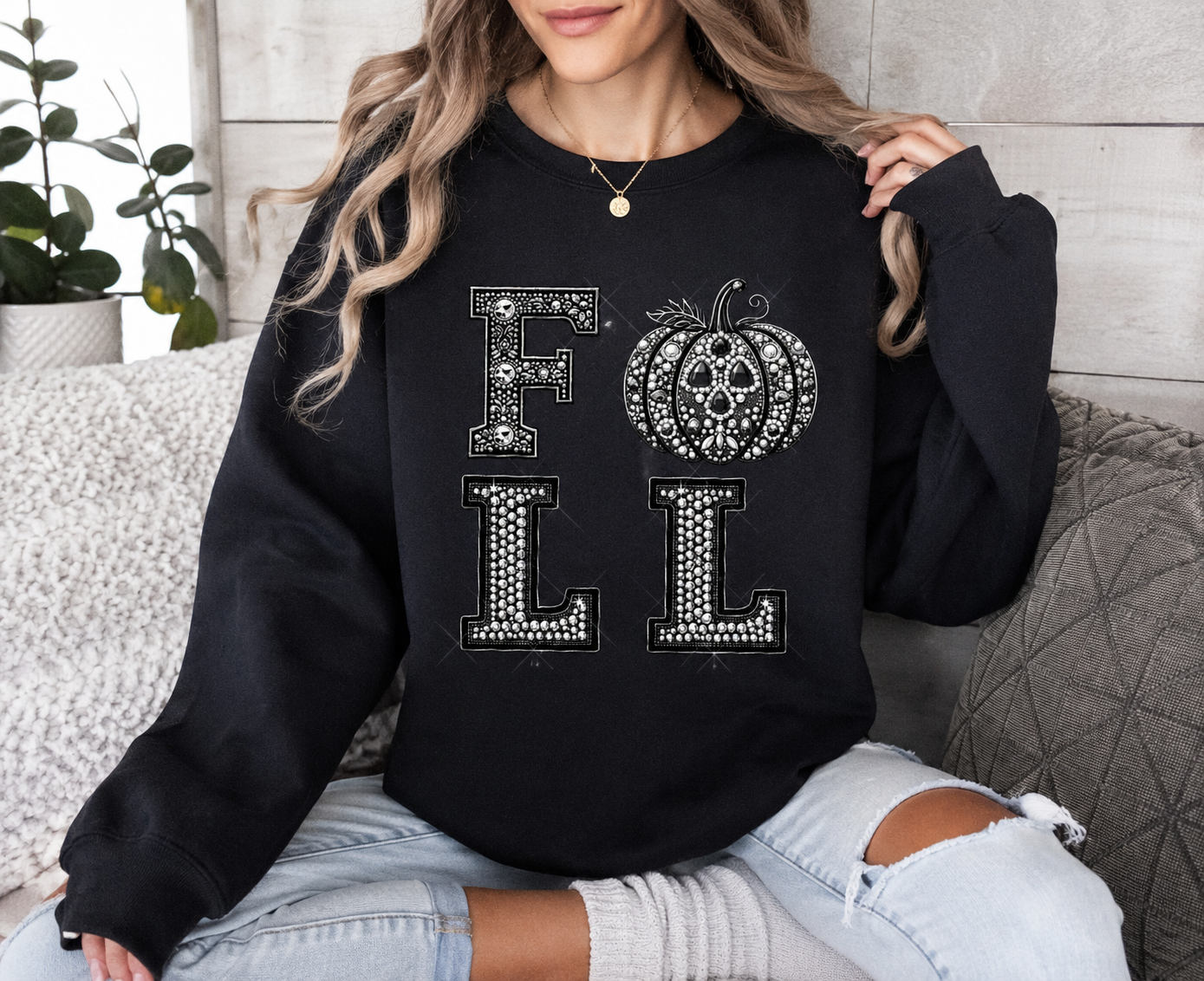 Fall rhinestones - DTF TRANSFER