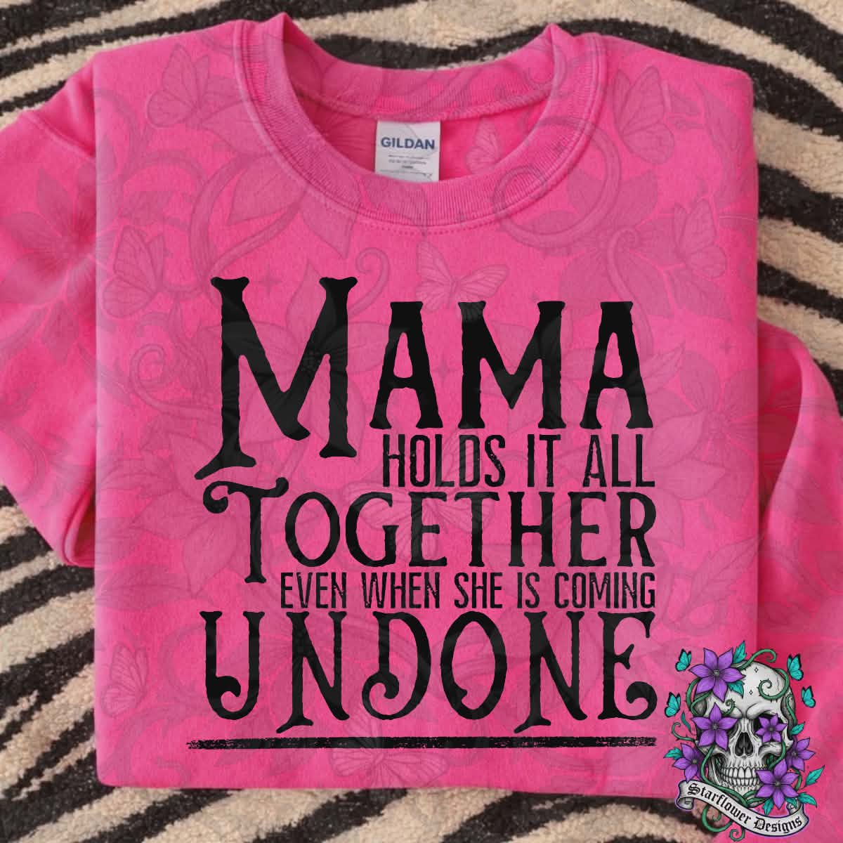 Mama holds it all together (BLACK PRINT)-DTF TRANSFER (RIOTMAMA)